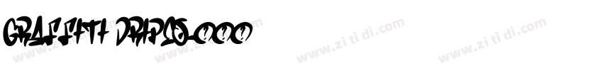 Graffiti Dripes字体转换 Graffiti Dripes字体转换